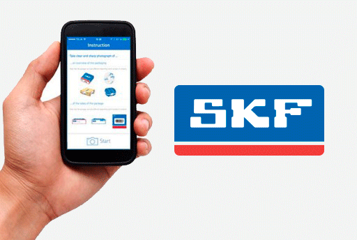 SKF приложение за откриване на фалшиви лагери